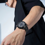 Mark Fairwhale Classic Brand Luxury Stainless Steel Strap Watch Multifunctional Quartz Watch Men Waterproof Chronograph Watch-5