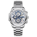 Mark Fairwhale Classic Brand Luxury Stainless Steel Strap Watch Multifunctional Quartz Watch Men Waterproof Chronograph Watch-6