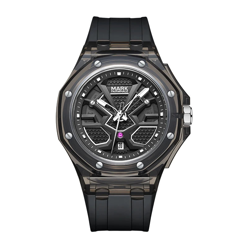Luxury Sport Quartz Watches for Men Waterproof Wristwatches CalendarClock 44mm Dial Diameter 20mm Business Style-8