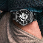 Custom logo Fashion Waterproof Men's Luxury Special Dial Automatic Mechanical Watch 316L Men's Mechanical Watch-5