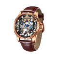 Luxury Business Steel Strap Watch Original Automatic Mechanical Skeleton Transparent Mechanical Watch for Men-6