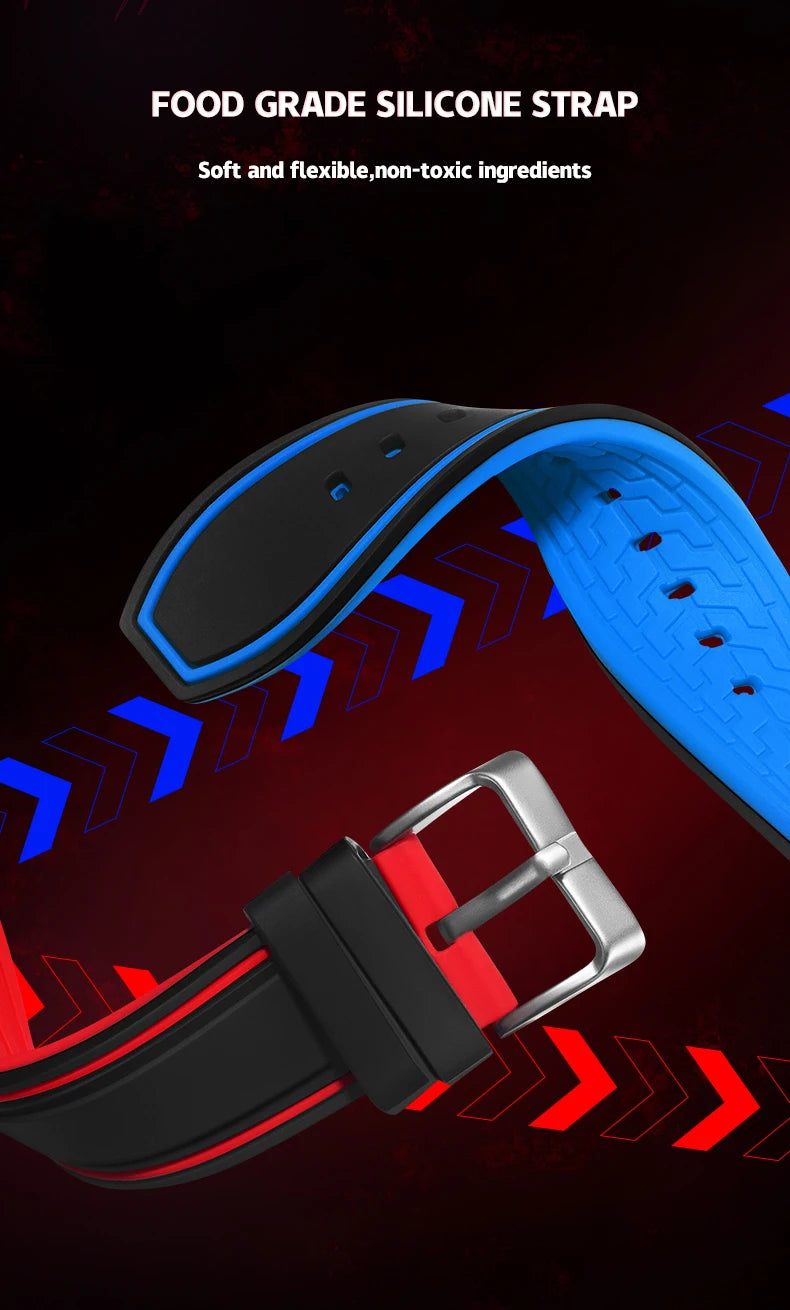 Fairwhale  New Watches Men Chronograph Sport Watches High Quality Silicone Strap Quartz Wristwatch-5