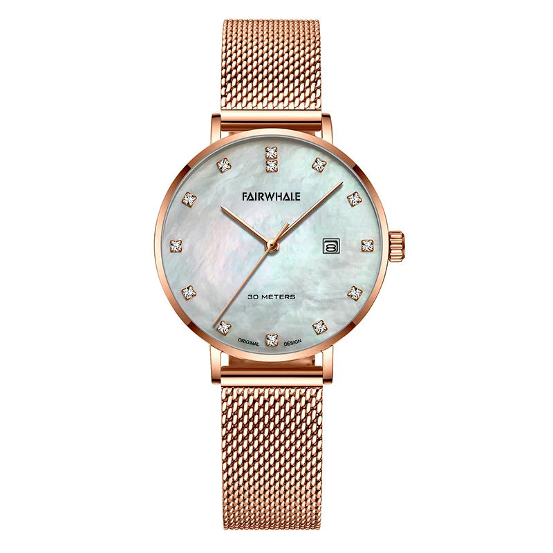 2022 Hot Sell Elegant Women Wrist Luxury Watch Fashion Classic Stainless Steel Quartz Watches for Ladies-1