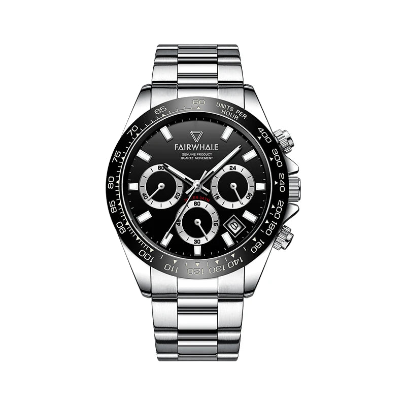 Stainless Steel  Case Luxury Fashion Quartz Wristwatches Custom Logo Men Watches-0