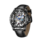 Top Branded Luxury Men Mechanical Wrist Watch Chronograph Rubber Strap 316L Stainless Steel Waterproof Automatic Watches-1