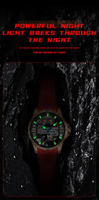 Top Branded Luxury Men Mechanical Wrist Watch Chronograph Rubber Strap 316L Stainless Steel Waterproof Automatic Watches-5