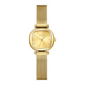Mark Fairwhale Hot Sale Women's Quartz Watch Light Luxury Square Dial 24mm Alloy Case Business Versatile Mesh Strap Girl Watch-6