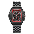 Mark Fairwhale Luxury Quartz Men Fashion Stainless Steel Band Chronograph Watches for Men-6