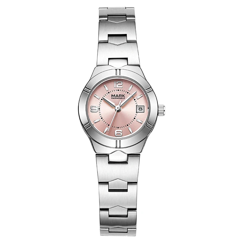 Mark Fairwhale New Cross Border Light Luxury Exquisite Women's Watch Stylish Waterproof Stainless Steel Strap Quartz Watch-7