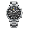 Mark Fairwhale New Luxury Men Watches Business Wristwatch Waterproof Luminous Date Quartz Watch Stainless Steel  Band Wrisswatch-6