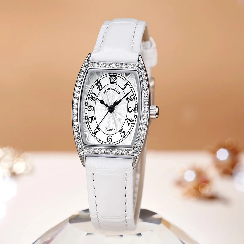 Custom Logo Men Women Wrist Digital Quartz Watches Yellow Black White Leather Band Waterproof  Watches Sport Quartz Wristwatch-2