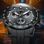 Mark Fairwhale Brand Fashion Alloy Case Night Light Quartz Wristwatches Waterproof Business Sports Watch for Men-1
