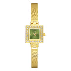 Mark Fairwhale Cross Border New Arrival Fashion Gold Mesh Strap Womens Watch Light Luxury Retro Milanese Steel Band Quartz Watch-6