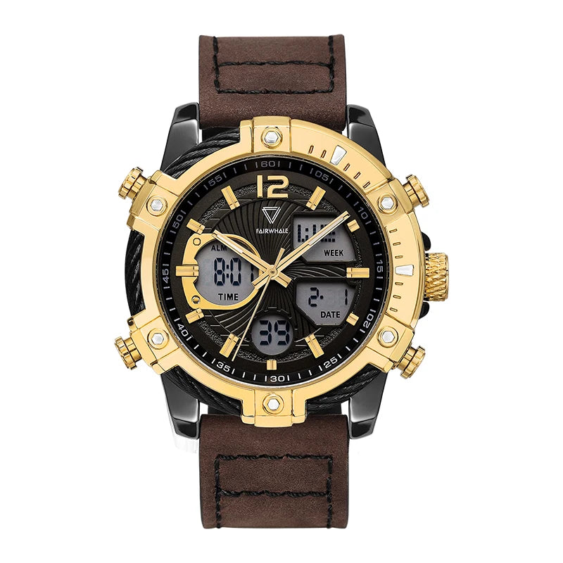 Watch Manufacturer Factory Wrist Watch Men Analog Quartz Wristwatch Luxury Stainless Steel Case Watches-8