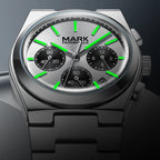 Mark Fairwhale Luxury Design Stainless Steel Band High Quality Men Chronograph Quartz Watch-5