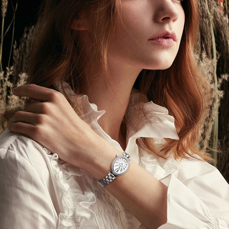 Fairwhale Women Diamond Luxury Wristwatch Dial Minimalism Women Quartz Watches-3