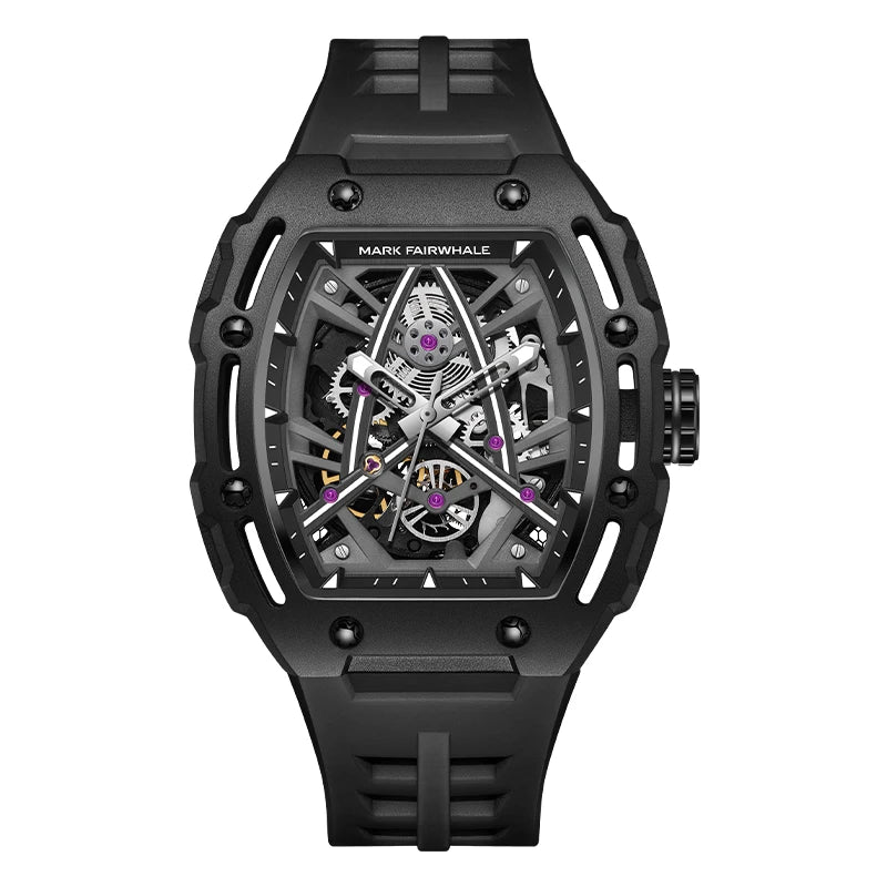 Mark Fairwhale Sport Fashion Luxury Waterproof Hollow Relojes Tourbillon Automatic Mechanical Watch-6